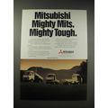 1990 Mitsubishi Mighty Mits Ad - Mighty Tough