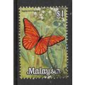 MALAYSIA 1970 BUTTERFLIES $1 APPIAS NERO SG 68 ...