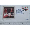 1981 first day cover silk Christmas, children i...
