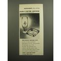 1952 Saks Fifth Avenue Vase and Ashtray Ad - Ou...