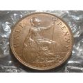 1934 George V half-penny.