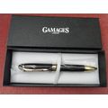 Luxury Rose Pen "Gamages of London" Blue Ink. N...