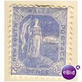 NSW 1890 - SG 265 - 2½d blue - Allegorical Figu...