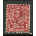 GB 1912 KGV 1d Red Stamp Wmk 49 ( H65