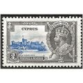Cyprus 1935 SG144 3/4pi Ultramarine & Grey Silv...