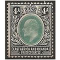 East Africa & Uganda Prot 1904 SG23 4a Grey-Gre...