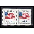 2890 32c G Old Glory Very Fine MNH CNP Left A22...