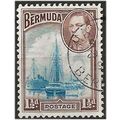 Bermuda 1941 SG111b 1 1/2d Light Blue & Purple ...