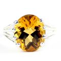 Citrine, 925 Sterling Silver Ring, SR280