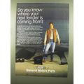 1987 General Motors Parts Ad - Your Next Fender