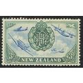 New Zealand 1946 Peace Issue 3d Ultramarine and...