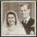 1997 20p Royal Golden Wedding 20p Gold Yellow B...