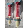 Annie Flare Rubber Cushion Base Hair Brush Stif...