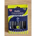 Helix Oxford Curve Ballpoint Pens Black Ink x10...