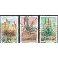 Aloes: 3 Values - Zimbabwe 1988 - F H - SG 734/...