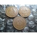 3 x George VI & Elizabeth II farthings - South ...