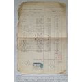 1925 Great Western Railway invoice Tenbury Well...