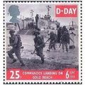 GB QEII 1994 Anniversary D-Day Gold Beach Unmou...