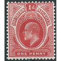 Southern Nigeria 1907 SG34a 1d Carmine Die A Mo...