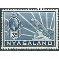 Nyasaland 1935 SG118 3d Blue Mounted Mint ....