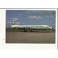 Aviation UNITED AFRICAN CANADAIR CL 44 Postcard...