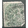 India 1932 - SG 233 - KGV 9p green - used 2