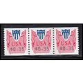 CVP33 35c Shield Very Fine MNH Strip of 3 PA5337