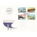 Switzerland 1991 Bridges FDC Bern special Cance...