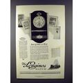 1925 Longines Watch Ad - East of Suez or West