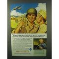 1943 Studebaker Boeing Flying Fortress Ad - Eng...