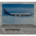 old postcard Olympic Airways Boeing 747-200B Ju...