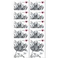Vintage Tulip PACK of Ten 70 Cent Postage Stamp...