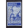Nigeria Postmark Bauchi Nkpokiti Dancers 40k St...