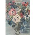 Raoul Dufy Vase of Flowers Postcard unused VGC