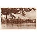 Mere and Church from Park Diss Norfolk Postcard...