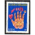 FRA 2004 50c 'ORGAN DONATION' FINE USED (EBID10...