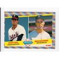 1989 Fleer Grady Hall- Mike Rochford rookie car...