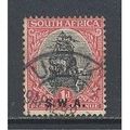 SouthWestAfrica.SG59 1d Black and Carmine.Engli...
