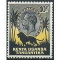 KUT 1935 SG112 10c Black & Yellow Mounted Mint ...