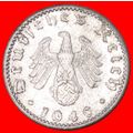 SWASTIKA: GERMANY ★ 50 PFENNIG 1940A! LOW START...