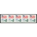 2280a 25c U.S. Flag Fine MNH PNC 11/5 V0176