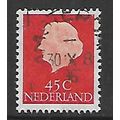 NETHERLANDS 1953 45c RED QUEEN JULIANA SG 783 F...