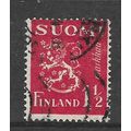 FINLAND 1930 LION 1 1/2M RED SG 272a FINE USED#2