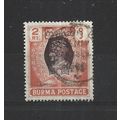 Burma.SG80 2r Brown and Orange.Fine Used.Jul25a