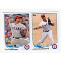 2013 Topps Texas Rangers team set- 22 cards- Fa...