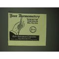 1920 Taylor Instrument Tycos Thermometers Ad