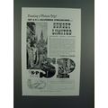 1954 Southern Pacific Sunset Limited Train Ad - A Western Trip