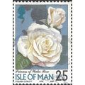 ISLE O MAN, FLOWER, Princess of Wales Rose, blue 1998, 25p