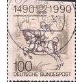 GERMANY, European Mail Routes, 1490-1990, brown...