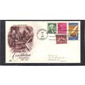 FDC Art Craft 2360 22c Constitution + Stamps/3 ...